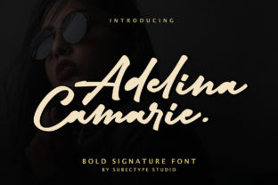 Adelina Camarie: The Bold Script Font for Campaigns