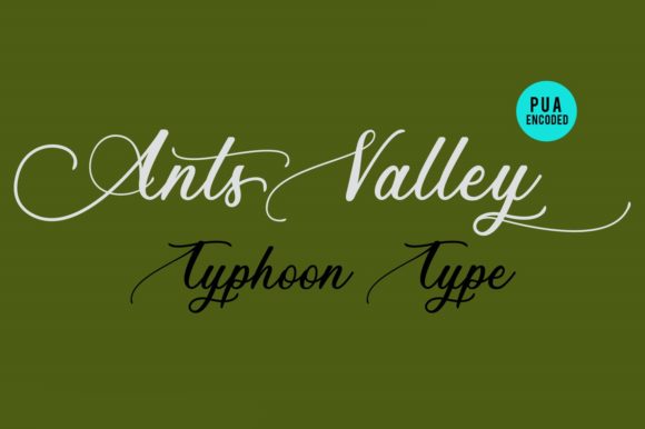 Ants Valley: A Sweet Script Font for Web Design