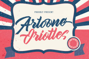 Artoone Oriottes: A Vintage Script Font for Marketers