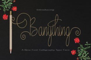 Banything: A Graceful Handwritten Font for Web Design