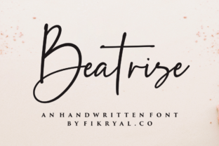 Beatrise: A Modern Script Font for Web Design