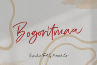 Bogoritmaa: A Modern Signature Font for Makers