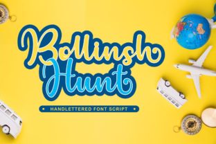 Bollinsh Hunt: A Handlettered Script Font for Campaigns