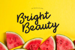 Bright Beauty: A Premium Script Font for Web Design