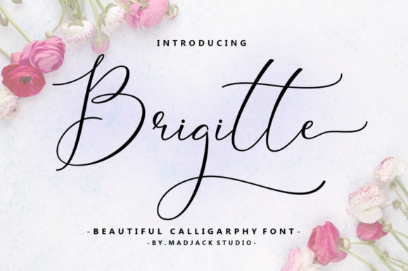 Brigitte: The Script Font That Elevates Your Brand