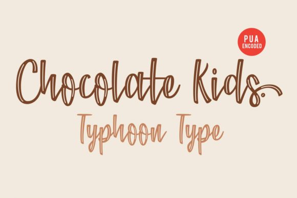 Chocolate Kids: A Whimsical Script Font for Branding