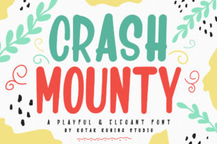 Crash Mounty: A Playful Script Font for Web Design