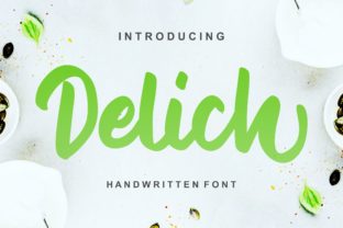 Delich: A Modern Script Font for Editorial Design