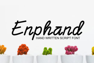 Enphand: A Charming Handwritten Font for Modern Web Design