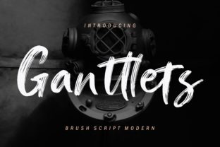 Ganttlets: The Bold Display Font for Campaigns