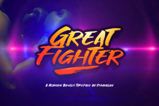 Great Fighter: A Vintage Handwritten Font for Business