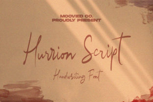 Hurrion: A Playful Script Font for Bold Campaigns