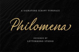 Philomena: A Modern Script Font for Web Design