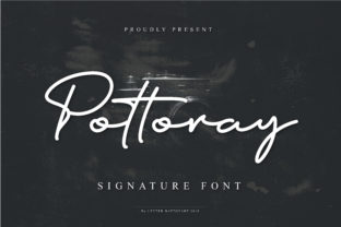 Pottoray: A Modern Script Font for Your Brand