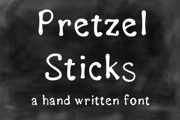 Pretzel Sticks: A Whimsical Display Font for Web Design