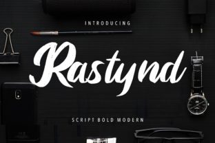 Rastynd: A Bold Script Font for Crafters