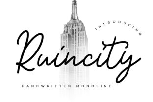 Ruincity Font: A Dazzling Script for Handmade Creators