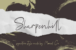 Sharpenhill: A Signature Font for Authentic Editorial Design