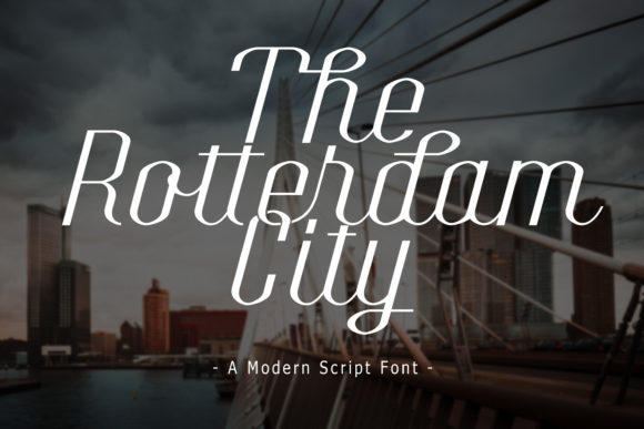 The Rotterdam City: A Handwritten Font for Campaigns