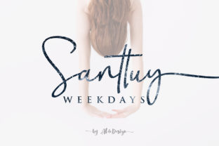 Weekdays Santtuy: A Standout Script Font for Editorial Design