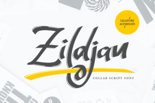 Zildjan: A Playful Script Font for Crafters